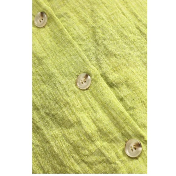 NWT Such Simplicity Lime Green Button-Up Cami Top - Picture 4 of 4
